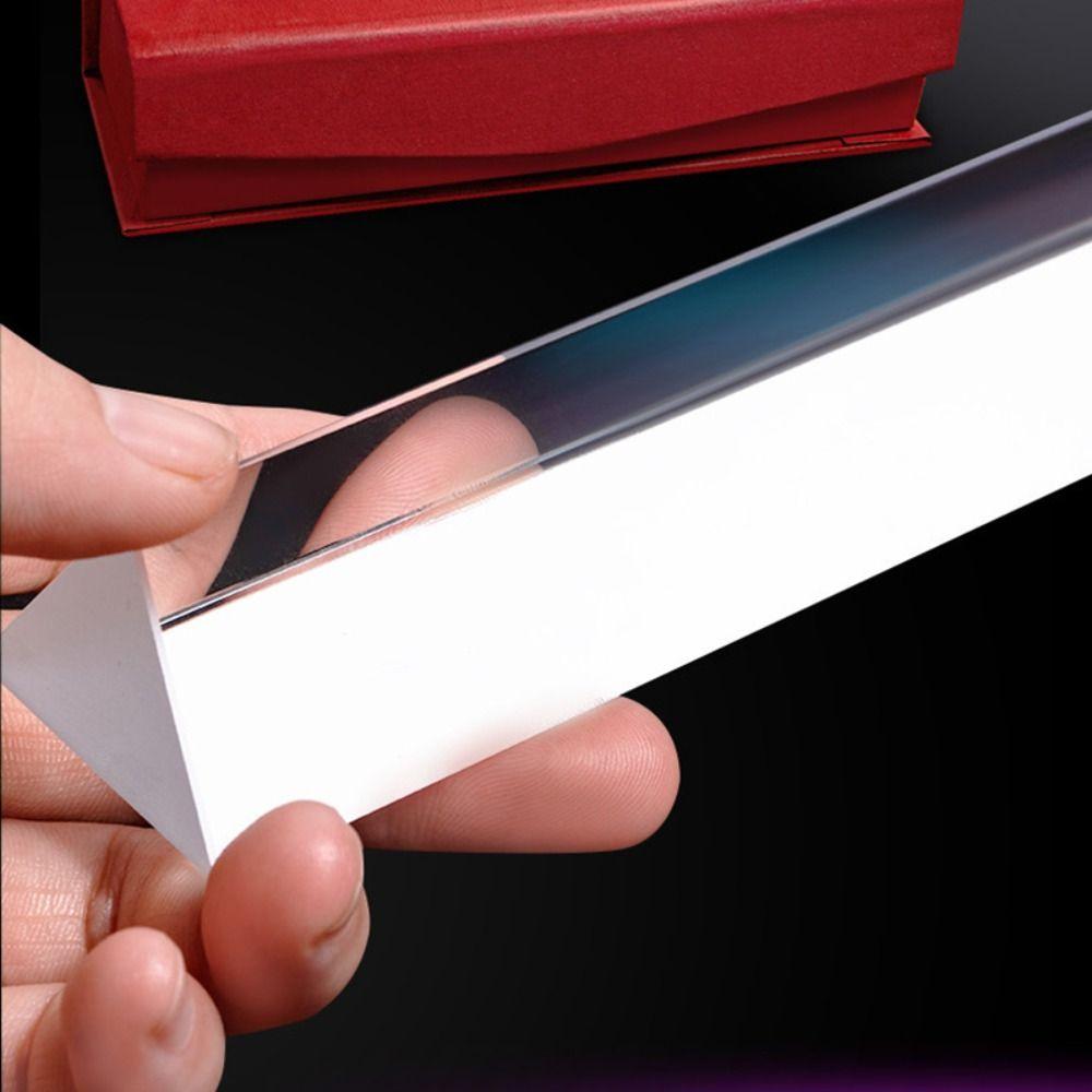 Crystal Physical Optics Prism Optical Glass Seven Colors Rainbow Triangular Prism Prism Design Seven Color Triprism Students