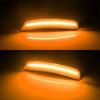 4 Stück LED Seitenmarkierungsleuchten Vorne Hinten Für 2015-2023 Dodge Charger Getönte Linse