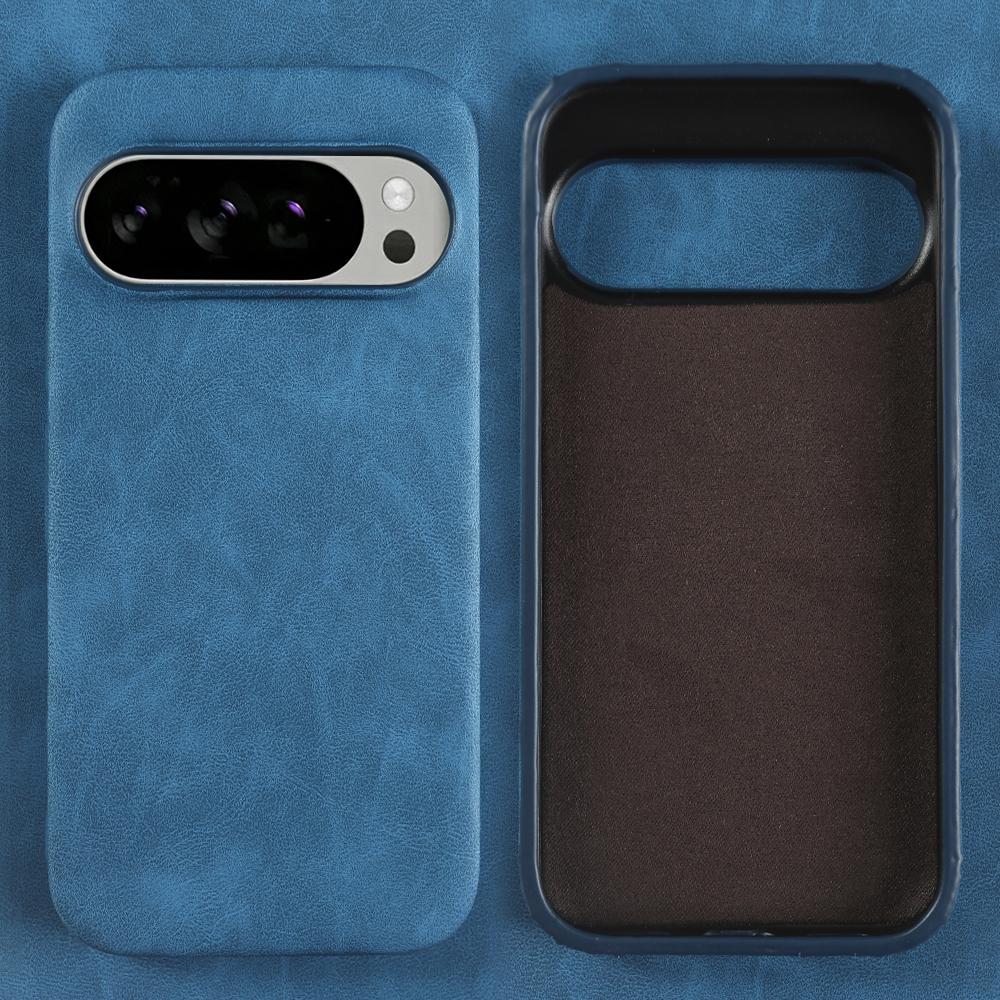 Fashion Solid Color Leather Case For Google Pixel 10 9 Pro XL 8 8A 7 7A 6 6A Pro Luxury Shockproof Armor Hard Back Cover Funda