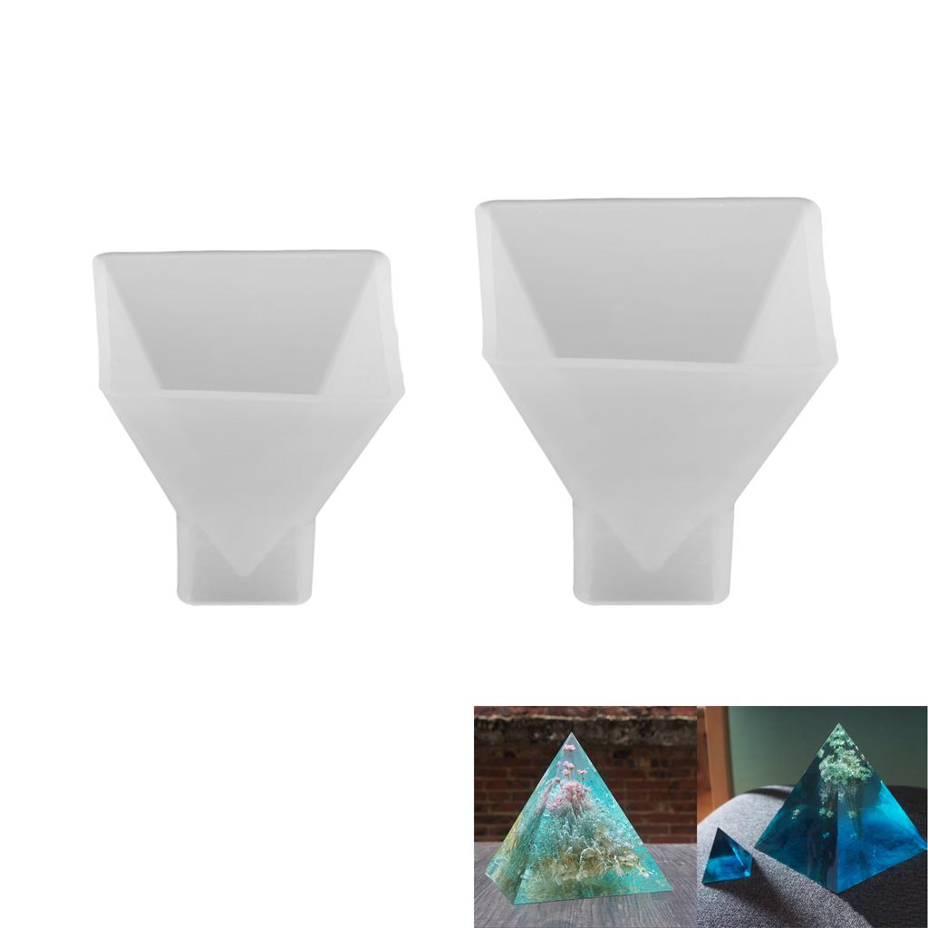 2 Size Silicone Crystal Resin Casting Mold Polymer Clay DIY Craftsbuy