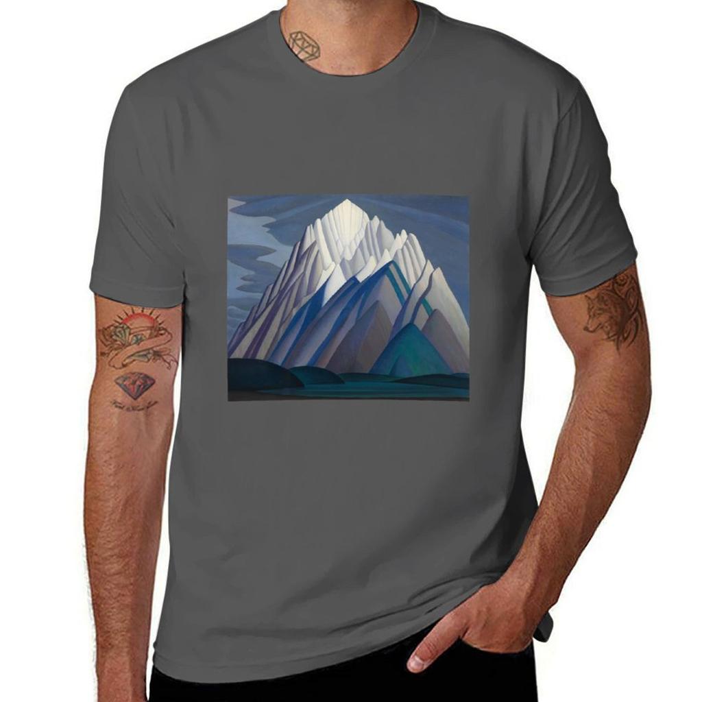 Mountain Forms By Lawren Harris Tshirt Plus Size Street Style Tee
