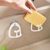 New Suction Cup Sink Drain Rack PP Durable Drainer Rack Multifunctional Sponge Storage Holder Kitchen Bathroom