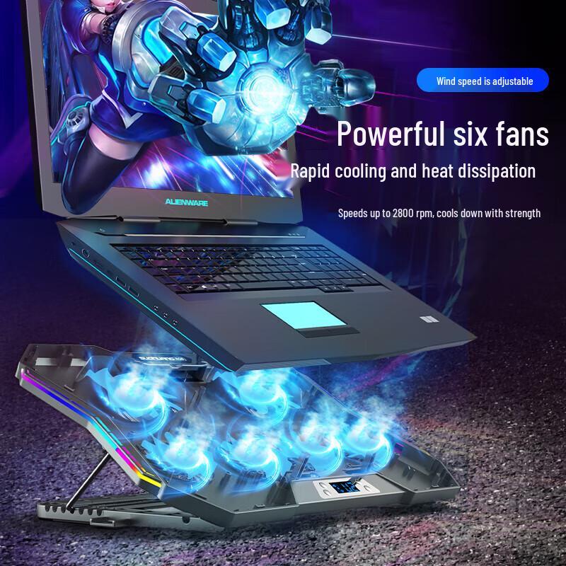Biaze X10 RGB Gaming Laptop Cooler Stand