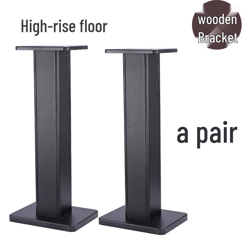 10" & 12" Solid Wood Surround Speaker Floor Stands - HIFI Rack Base