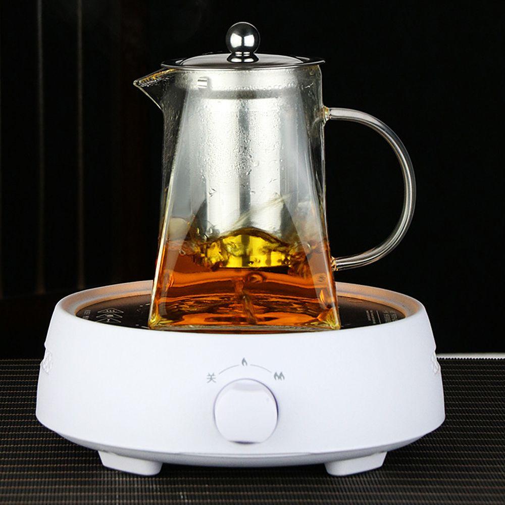 Tea Tea Leaves Stainless Steel Tea Strainers with Tea Strainers Teapot Kettle Glass Square Pot