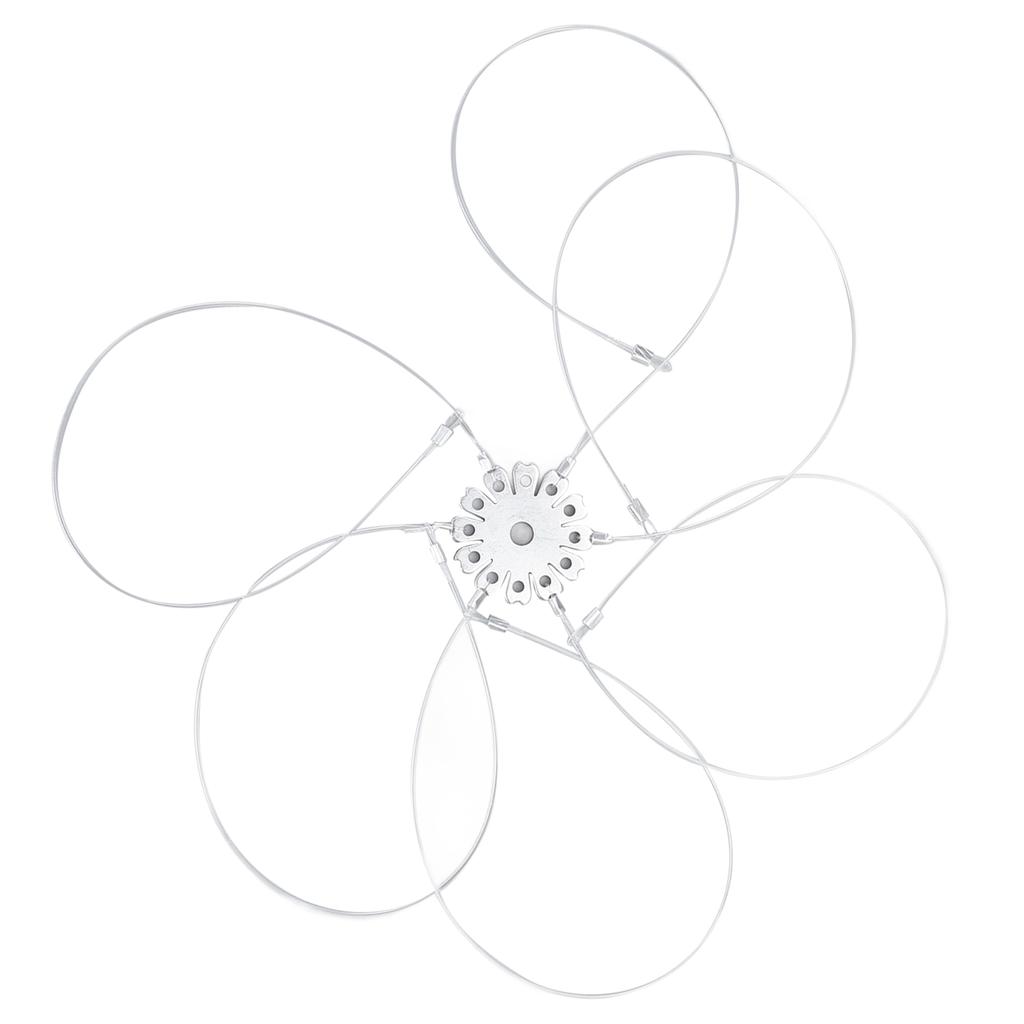 Crab Snares Reusable Rust Proof Portable Aluminum Sheet Type Crab Trap for Dungeness Blue Red Rock Crab