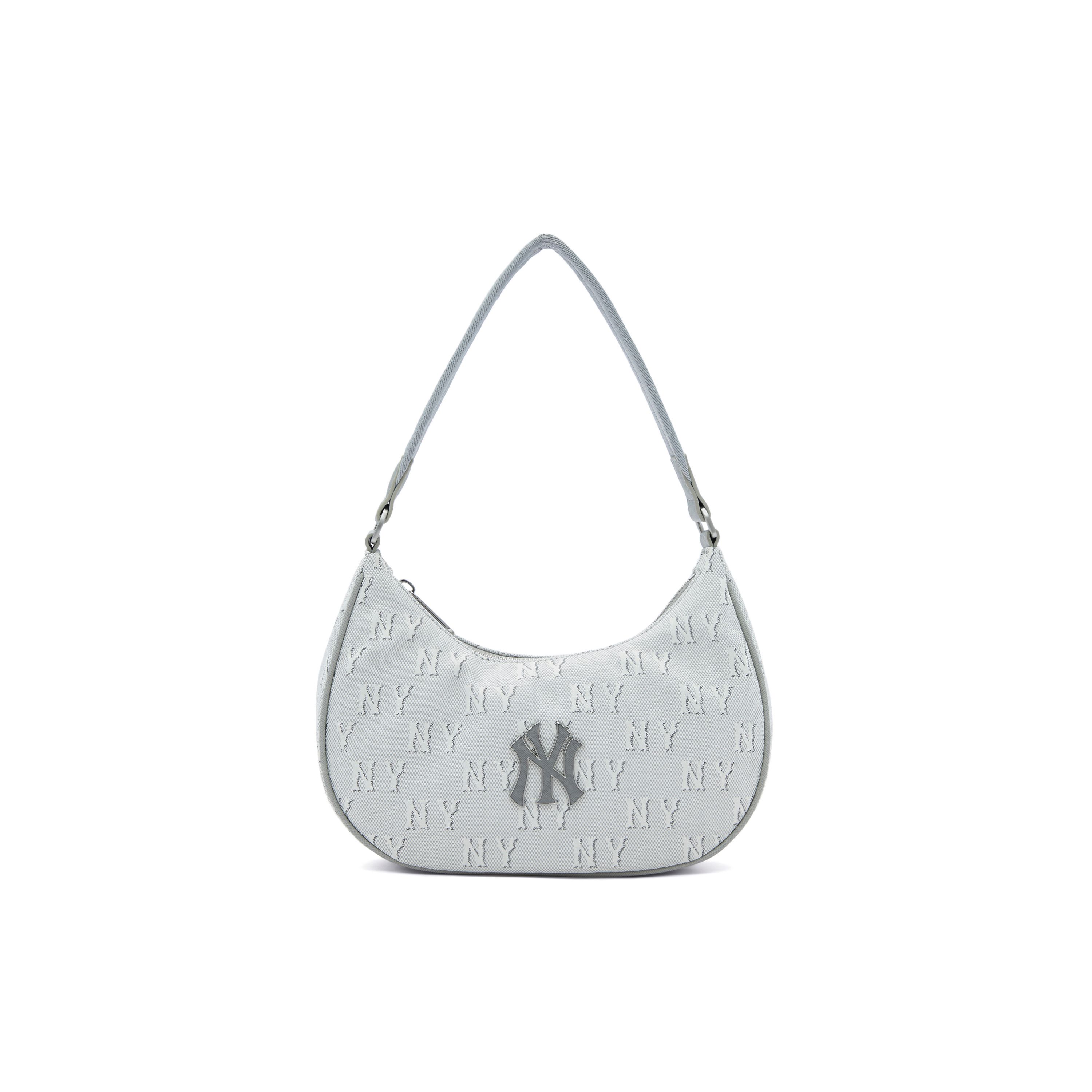 

MLB Fashion Casual Commuter Vintage Floral Zipper Tote Bag Unisex Tote Bag Dark-Gray 3ABQS014N-50CGL Shopping Bag Set(Basic Set+Shopping Bag)