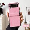 Applicable To Samsung Zflip5th Generation Folding Screen Mobile Phone Case Protective Case Autumn and Winter Plush Zflip3rd Generation Fold4