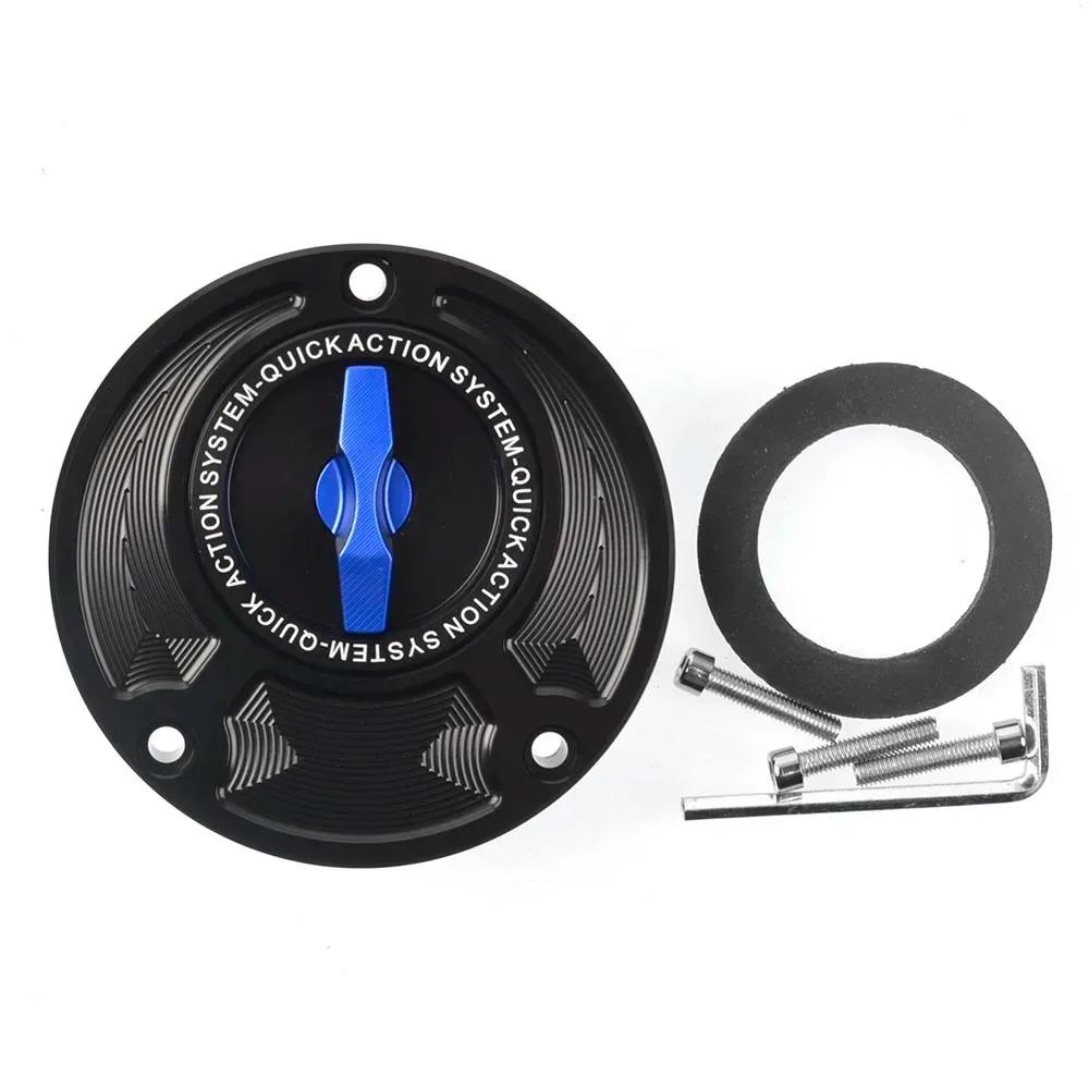 Aluminium Schnellgas Kraftstofftankdeckel Motorrad Schnellöffnungs Tankdeckel für YAMAHA YZF-R3 YZF-R6/S YZF-R7 YZF-R1/M