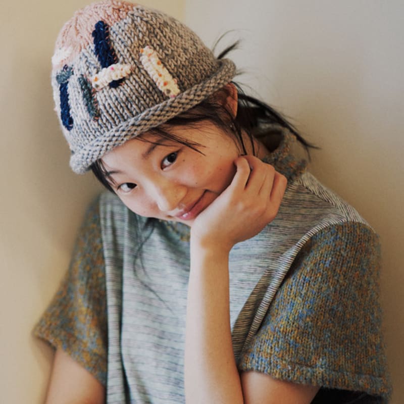 

MISU A BARBE TILE BEANIE MULTI GREY MULTI GREY