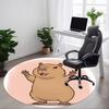 1 Stück Meerschweinchen, Capybara Stuhl Teppich für das Büro, Weiche Flanell Überwurfmatte, Perfekt für das Büro, Feiertagsparty Dekoration Wahl yy260209015