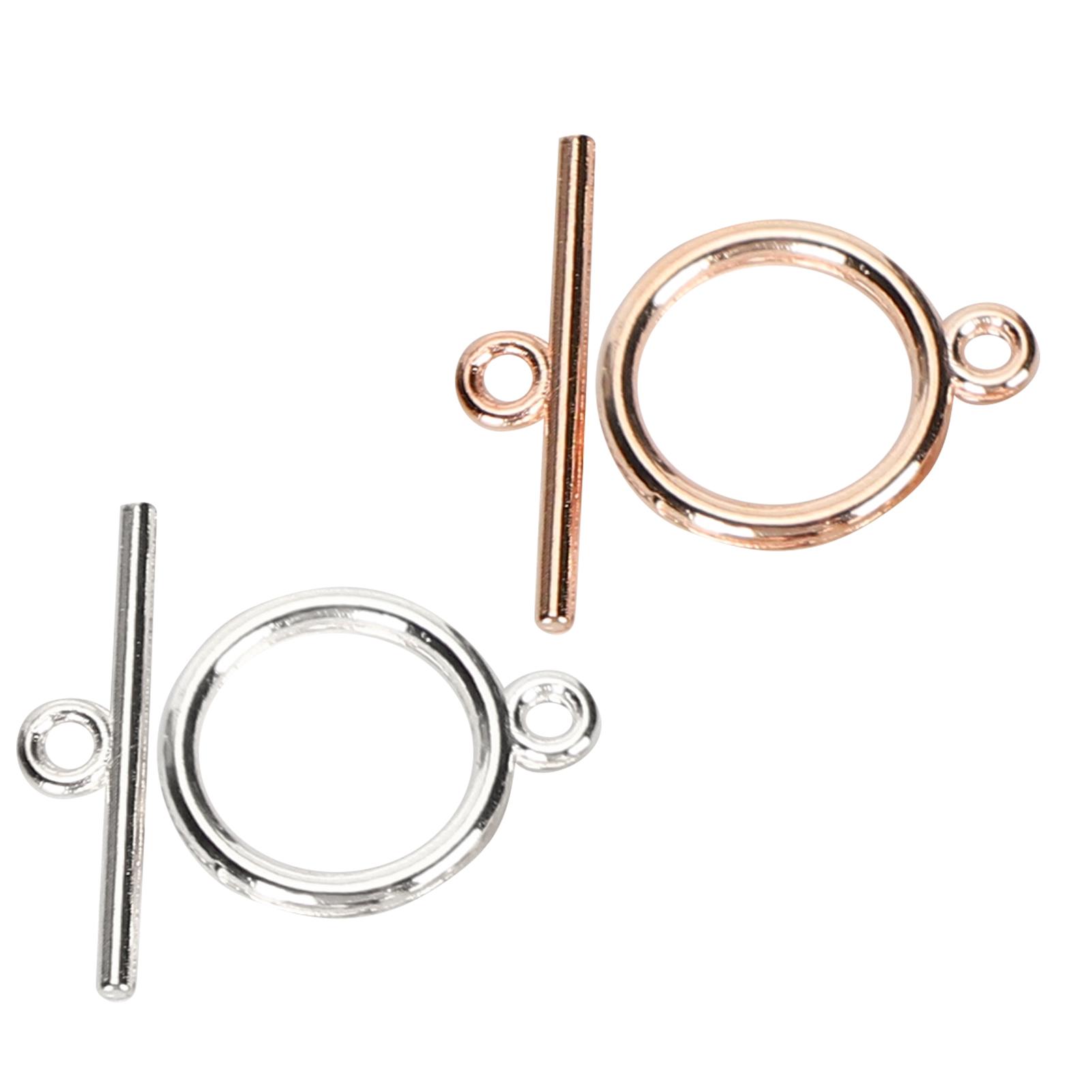 

40 комплектів Сплав OT Пряжка DIY Орнаменти Браслет Намисто Аксесуари Приладдя для виготовлення ювелірних виробів Silver