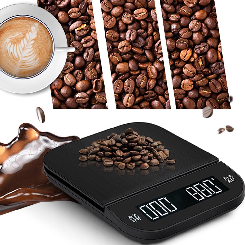 Timemore 2025 Nová BLACK BASIC+ kávová váha, Chytrá digitální váha, pro nalévání kávy, Elektronická váha pro drip kávu s časovačem 2 kg
