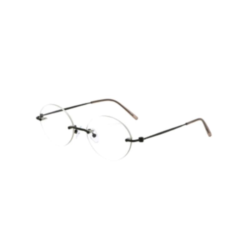 Men s Thin Round Women s Steel Glasses G1487_Rose Gold