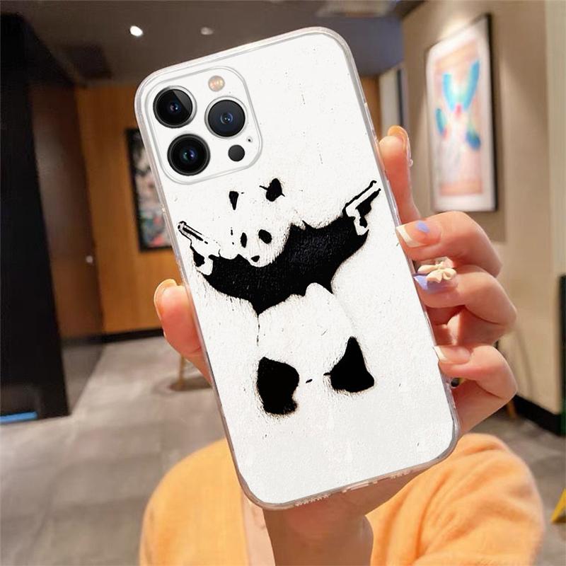 Phone Case For Iphone 17 Pro Max Air 16 15 14 13 Pro Max 15 16 Pro 15Plus Street Art Banksy Graffit