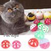 Multicolor Hollow Bell Ball Plastic Ball Cat Dog Toy D4E2 Sound Bell Toy