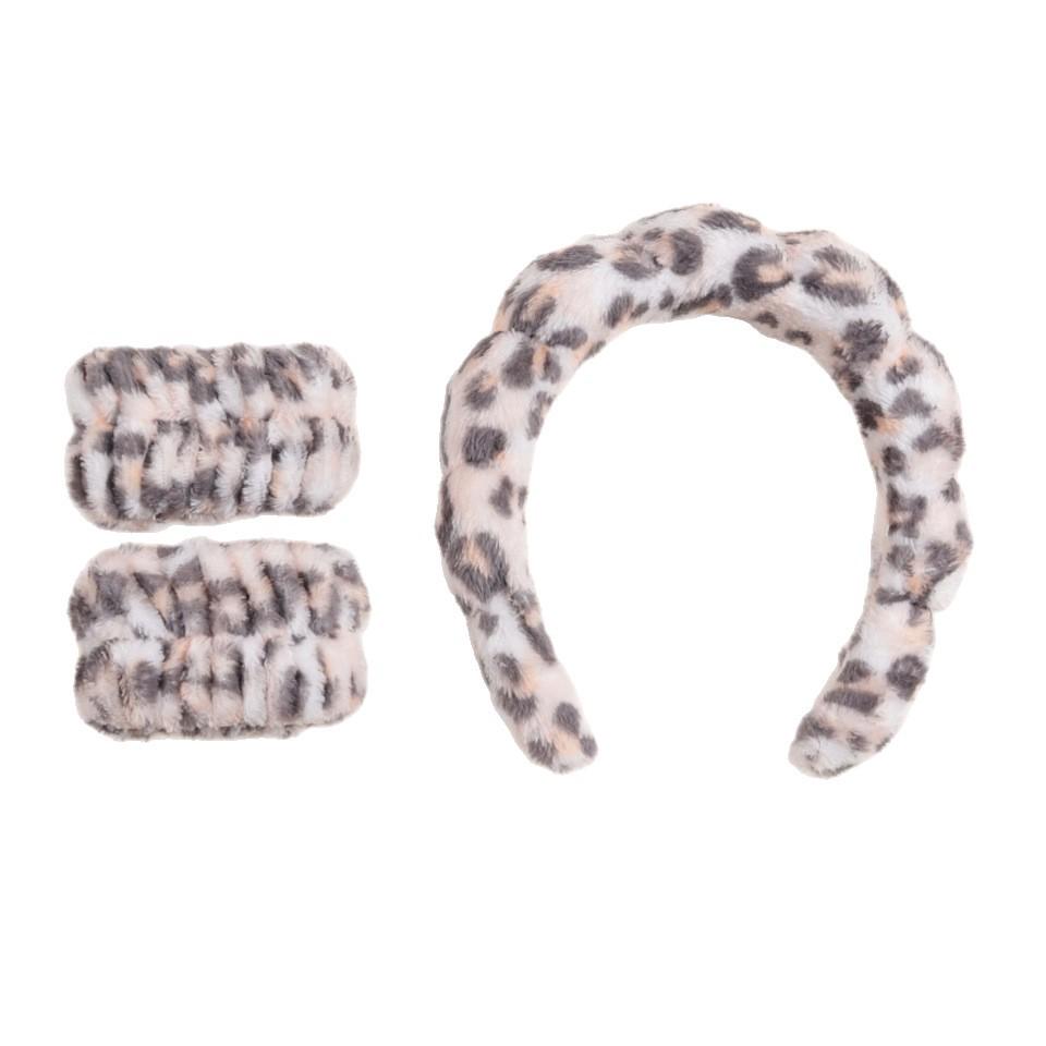 Farbverlauf Wolke Haarschmuck Set - Geflochtene Schwamm Stirnbänder und Schweißbänder.