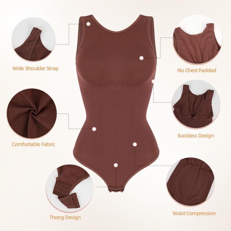 Seamless Lingeries Shapewear For Women MISS MOLY Backless Tummy Control Thong Tanks Tops Waist Trainer Butt Lifter Bodyshape