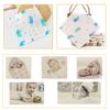 VIAKY Baby Baby Gauze Reversible Gauze with Loop Baby for Girls and Boys Towels, 8-Pack, Bibs, Towels, Bibs, Handkerchiefs, 6-Ply Gauze, 100% Cotton,