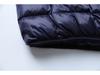 Men's Lightweight Stand Collar White Duck Down Jacket