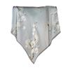 111 Mulberry Silk 71 * 71cm Silk Silk Scarf Female Magnolia Print Commuter Temperament Silk Scarf for Mother Gift