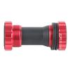 1.37x24T BB Bottom Bracket Road Bicycles Bottom Bracket Aluminum Alloy Mountain Bikes Bottom Bracket 68-73mm Steel Bearings