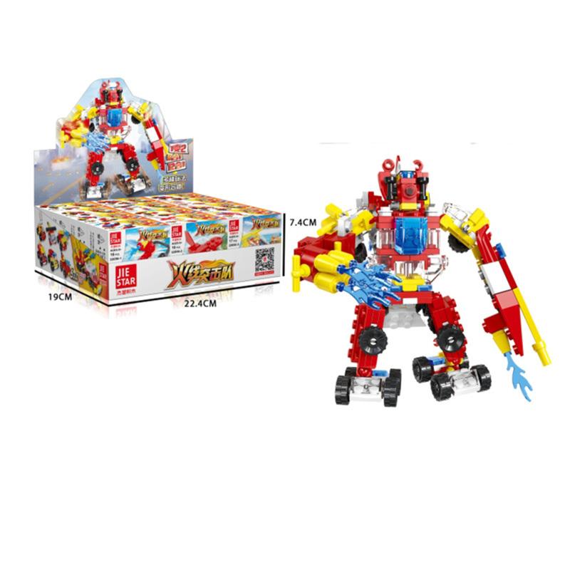 Fireline Commando Building Blocks Toys Plastic Small Particles Diy Fire-fighting Assembled Building