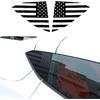 Rear Side Window American Flag Decal Fit for Chevrolet Corvette C8 2020-2024, Rear Side Window Sticker, American Flag Rear Side Window Decal Sticker