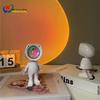 7-Color Rechargeable Astronaut Sunset LED Touch Lamp for Bedroom Atmosphere