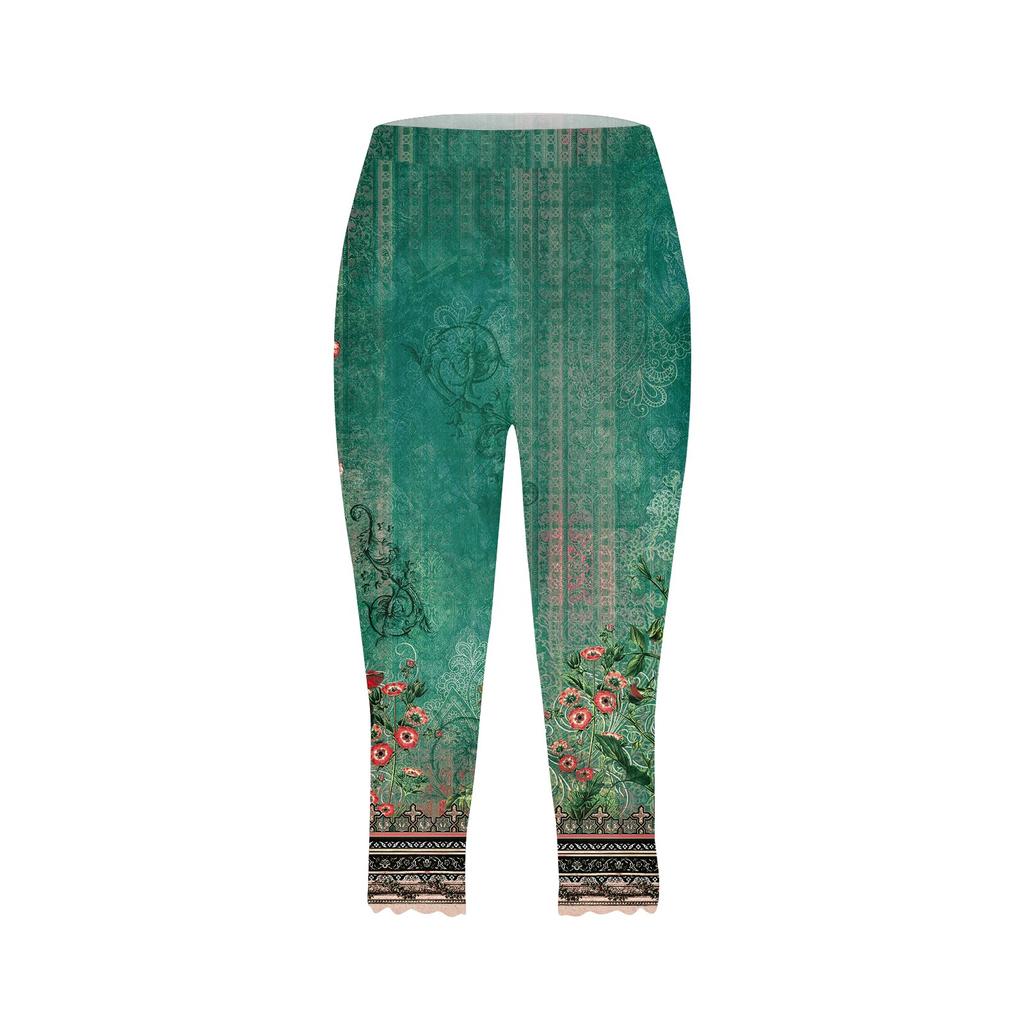 Dámské kalhoty s elastickým pasem Skinny plážové kalhoty