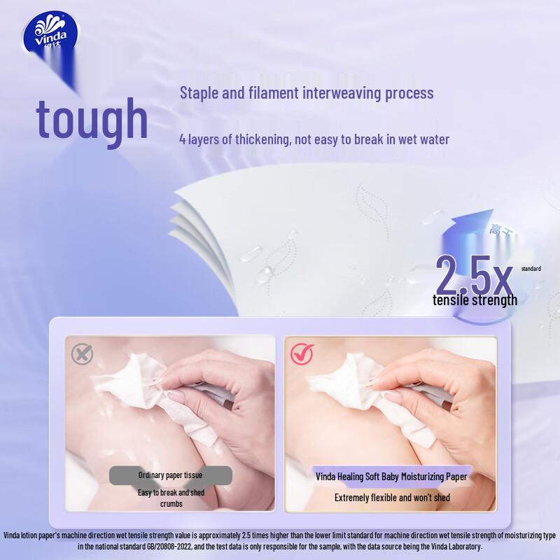 Vinda 4-Ply Moisturizing Cream Tissues - Portable Pack