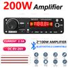 Placă amplificator Bluetooth 5.0 de 200W 2x100W Amplificator audio stereo USB TF FM AUX Microfon Karaoke DC 8V-26V Mașină Casă DIY DifuzorProdus bun
