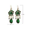 Ethnic Style Dangle Earrings for Women Boho Vintage Water Drop Tassel Earring Female Jewelry Accessories