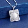 New Popular S   Copper Fine Classic Square Pendant Necklace for Women Fashion Noble Gifts Wedding Party Jewelry