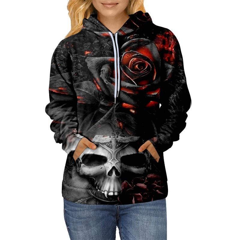 Spring Autumn 3D Printed Sportswear Women's Trendy Personalized Hoodie Hoodies & Sweatshirts (women’s)