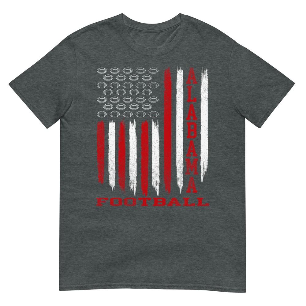 Patriotic Usa Flag Alabama Football Season Party Tshirt
