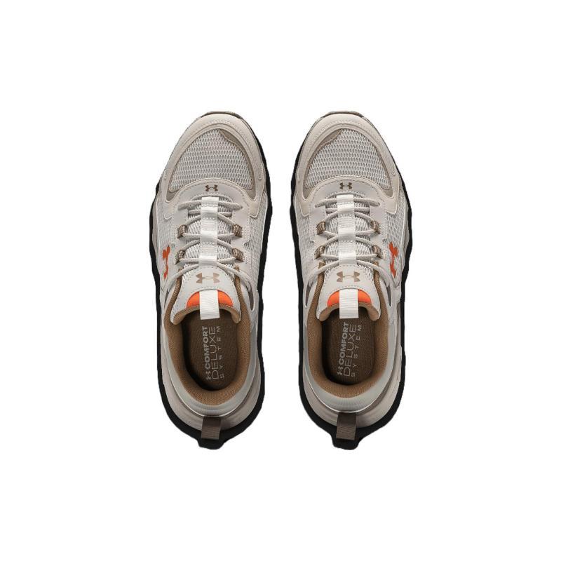 Under Armour Wear-resistant And Lightweight Low-Top Running Shoes Women's White Umber Sneakers 3028450-100