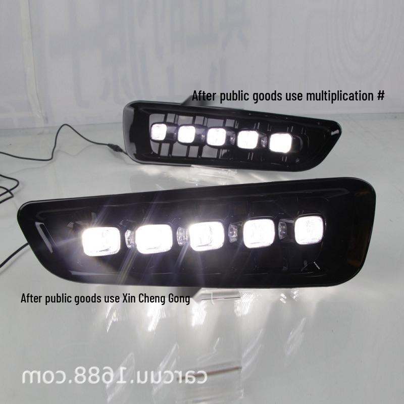 Kompatible LED-Tagfahrlichter & Nebelscheinwerfer für 19-20 Ford Raptor F150 - Modifizierte Frontstoßstangenleuchten