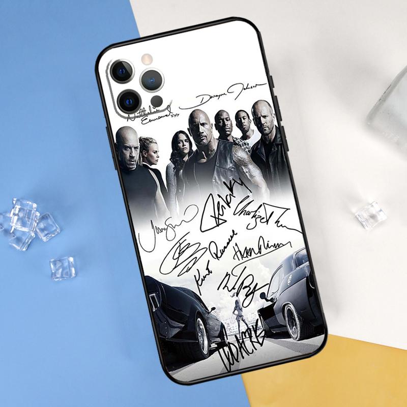Fast and Furious Moive Phone Case For iPhone 16 Pro Max 12 13 Mini 11 14 15 Pro Max XR 16 15 Plus 16e Cover Shell
