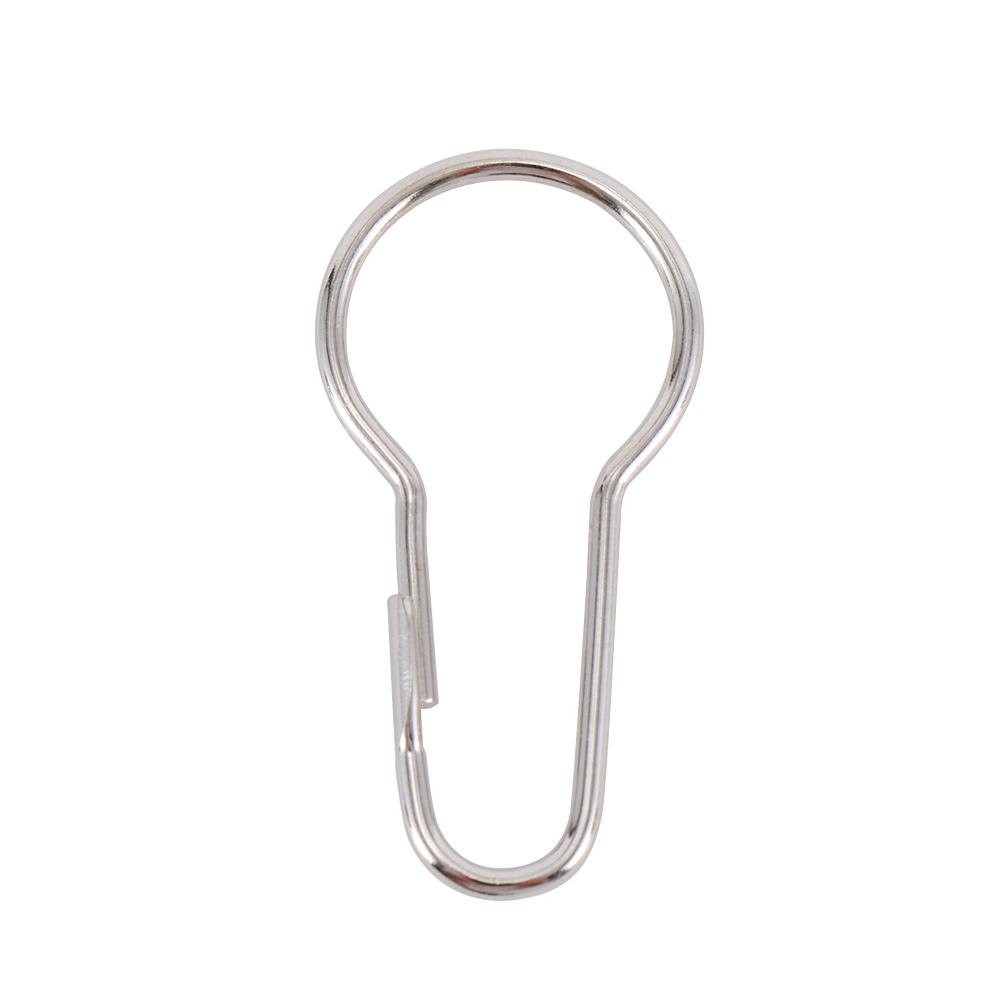 50 KS Hruškovitý Koupelnový Věšák Háček na Sprchový Závěs Háček na Závěs Spona