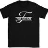 Letter T Monogram Your Text Here Custom T-Shirt Personalized Family Gift Tee