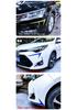 Pair Red Car Bumper Protector Stickers  PVC Anti-Scratch Strips Stickers 40x19CM