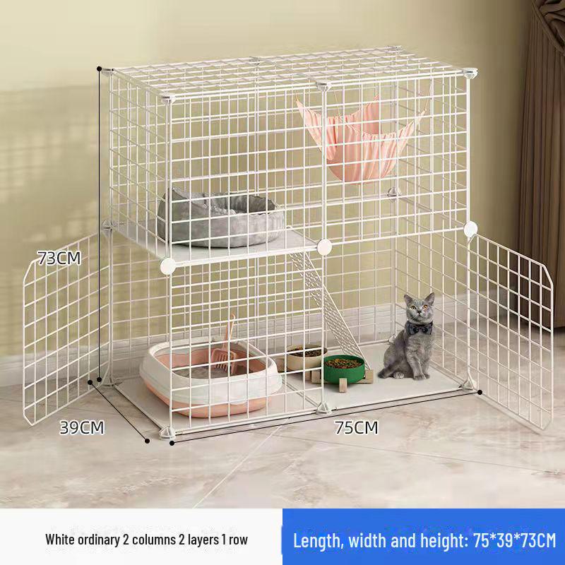 DIY Pet Cage Assembly: Versatile Wire Mesh Fence for Cats, Dogs, Rabbits, and More