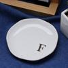 Gold Rim Monogram Letter Ring Dish A-Z Decorative Ring Holder Plate  Blogger's Recommendation