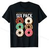 Funny  Gift Check Out My Six Pack Donuts T-Shirt Company Design Tshirts Cotton Men's Tops Tees Summer