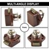 Cupboard RV Caravan Handle Button Locks Drawer Lock Door Lock Camper Car Push Lock Cabinet Catch