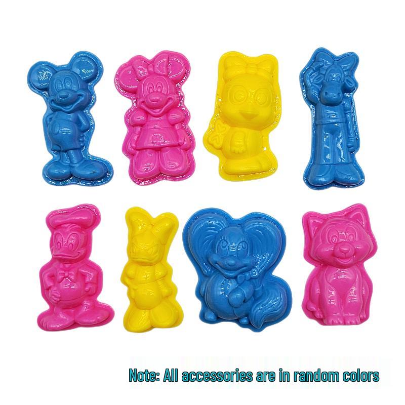 Handmade Colored Playdough Set for Kids with Molds and DIY Tools