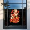 Spring Festival Storefront Decor 2027 Zodiac Sheep Window Decal, Vietnamese Happy New Year Static Sticker, Easy Apply Glass Surface Decorations