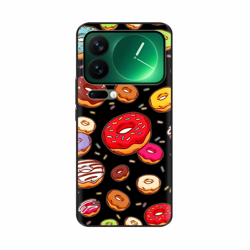 For Xiaomi Mi 17 Pro Max Case Luxury Soft Black Silicone Printed Protective Shell Back Cover Cases For Xiaomi 17 Pro Max Casing