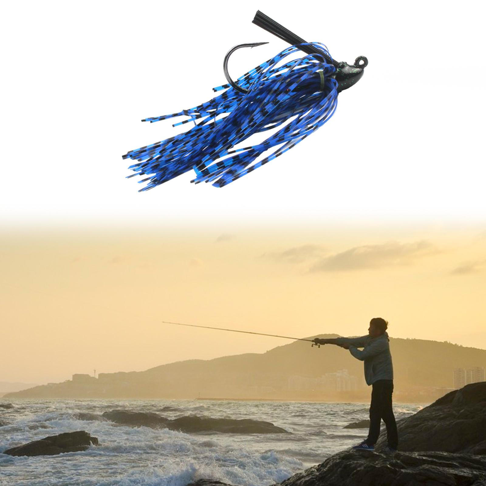 

Рыболовная приманка-джиг, искусственная приманка-свимбейт для щуки, палтуса, форели синий